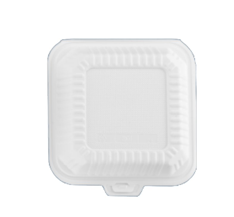 Clamshell Container, Center Slide, 5.25"x5.25"