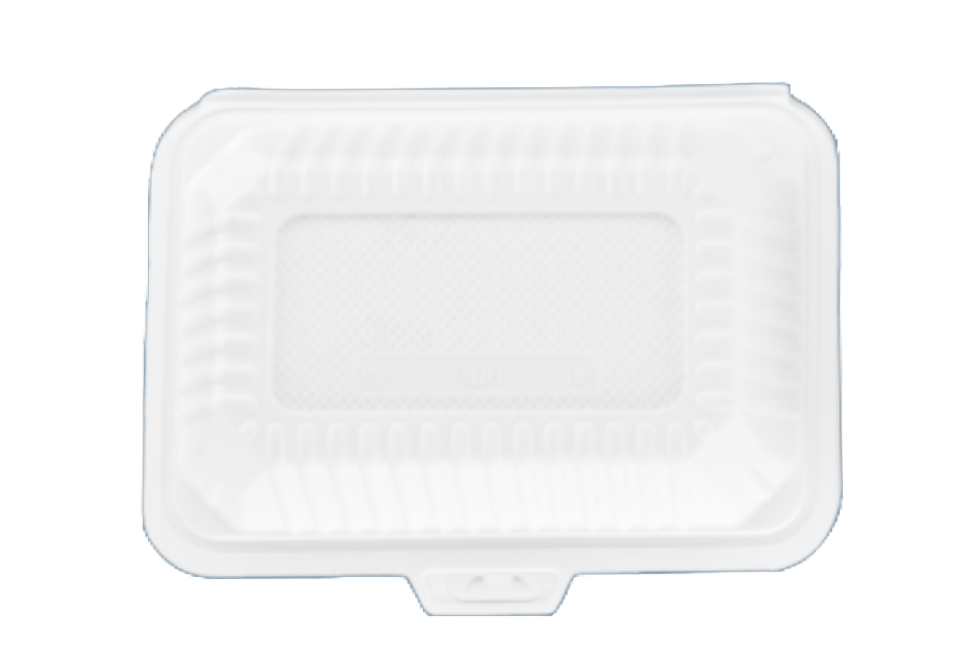 Clamshell Container, Center Slide, 9.25"x6.5"