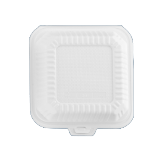 Clamshell Container, Center Slide, 7.8"x7.8"